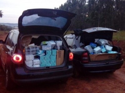 DOF apreende dois veículos com contrabando do Paraguai na MS-141