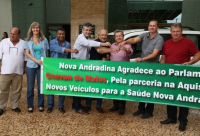 Nova Andradina recebe veículo \'Doblô\' para saúde, emenda parlamentar de Onevan de Matos