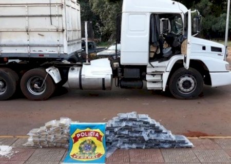 Motorista é preso com 152 quilos de cocaína na BR-463 em Ponta Porã