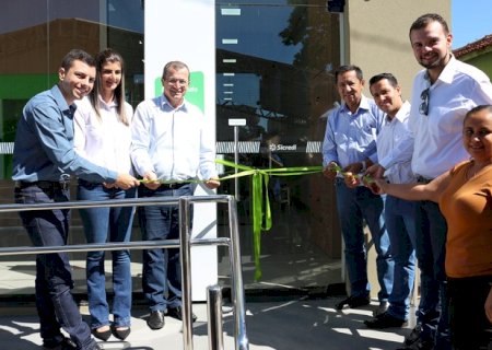 Sicredi Centro-Sul MS reinaugura agência Nova Andradina em novo endereço