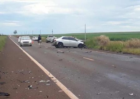 Condutor que provocou acidente e morreu após colisão fugia da polícia na BR-463 em Ponta Porã