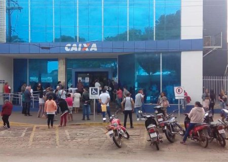Nem atendimento diferenciado acaba com aglomera&ccedil;&atilde;o em ag&ecirc;ncias banc&aacute;rias em Ponta Porã