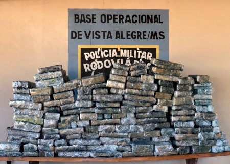 Polícia Militar Rodoviária apreende 743 kg de maconha na fronteira