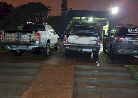 Traficantes s&atilde;o presos ao descarregar 716 quilos de maconha