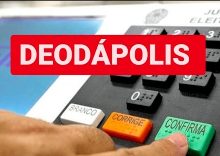 Confira os nomes dos 59 candidatos a vereadores e números de cada um em Deodápolis