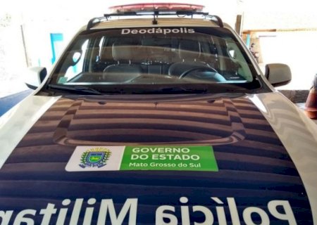 Homem é preso com droga após cortar tornozeleira eletrônica em Deodápolis