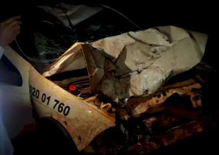 Trabalhador de usina morre a caminho do trabalho em acidente com moto e picape em Angélica