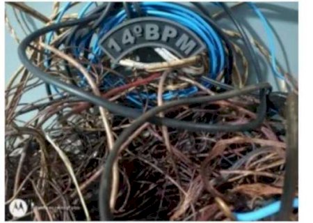 Polícia Militar prende 03 com drogas e 13 kg de fio de cobre em propriedade rural de Jateí