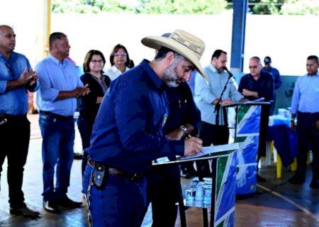 FOTOS: Reinaldo e Juliano Ferro lançam pacote de obras para Ivinhema