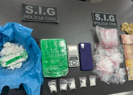 IVINHEMA: Com droga avaliada em R$ 40 mil, mulher é presa em flagrante pela Polícia Civil