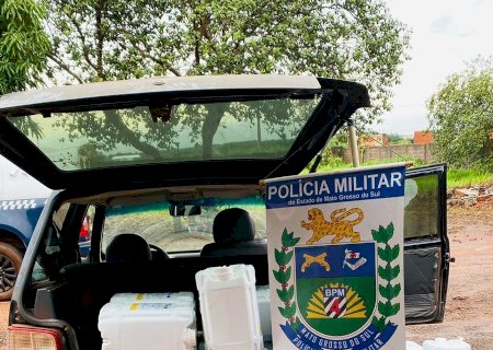 Após denúncia PM apreende veículo com agrotóxicos em Itamarati contrabandeados