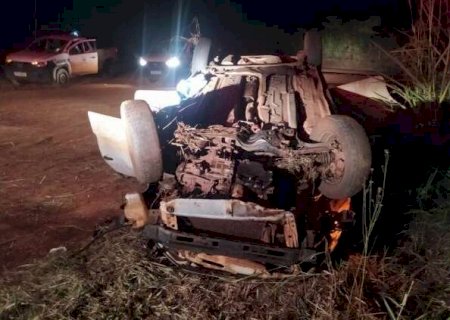 Motorista morre após perder controle e carro capotar entre Angélica e Ivinhema  na MS-141