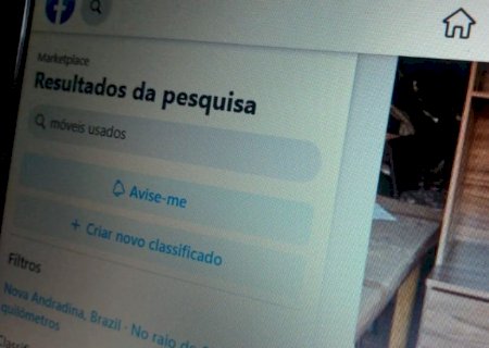 Jovem de Nova Andradina perde R$ 500 ao tentar comprar móveis que viu no Facebook
