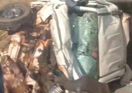 Acidente entre camionete e carreta deixou um morto em Ribas do Rio Pardo