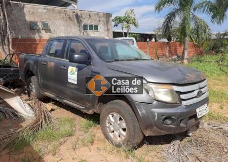 Com 14 lotes, leilão de bens dola prefeitura de Rochedo oferta Ford Ranger a R$ 29 mil