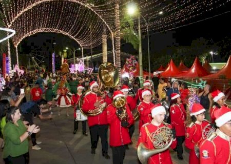 Pelo segundo dia seguido, fortes chuvas cancelam atividades natalinas em Campo Grande