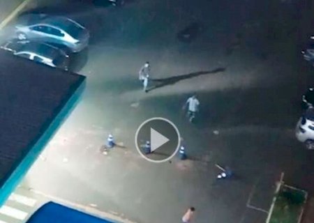 Homens invadem estacionamento de hospital e confus&atilde;o termina com tiro em Campo Grande