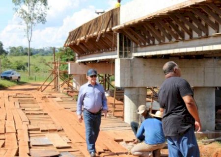 Jateí a Novo Horizonte do Sul: \'Ponte da Integração\' está com obras avançadas