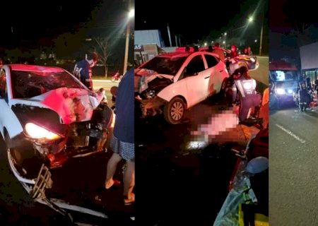 Motociclista morre após tentar ultrapassagem proibida, em Campo Grande