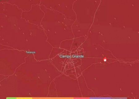Ar é considerado insalubre e recomendação é máscara em Campo Grande