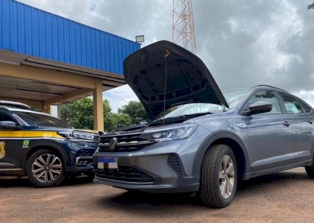 PRF recupera veículo em Nova Alvorada do Sul