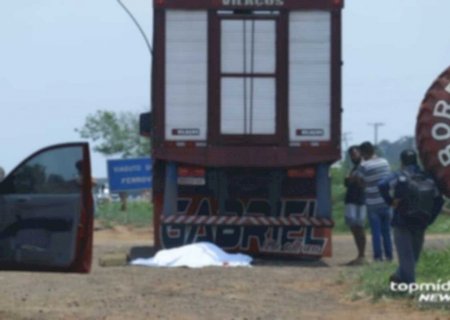 Homem morre ao ter cabeça esmagada por caminhão em Campo Grande