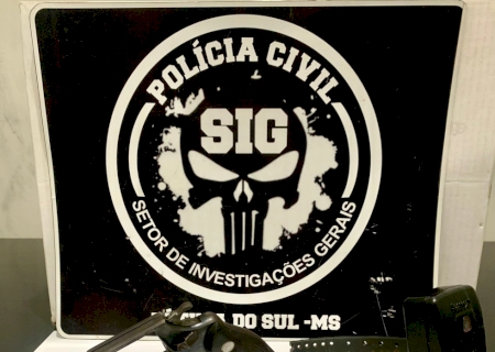 Autor de tentativa de homicídio é preso pelo SIG de Fátima do Sul poucas horas após o crime; arma e tornozeleira rompida foram localizadas