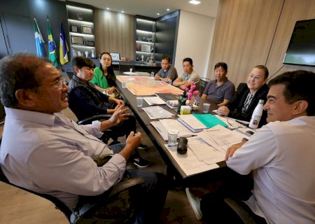 Prefeito de Dourados recebe diretoria do Clube Nipo-Brasileiro e discute parceria para o Japão Fest