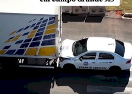 VÍDEO: Engavetamento causa 3,5 km de congestionamento em Campo Grande