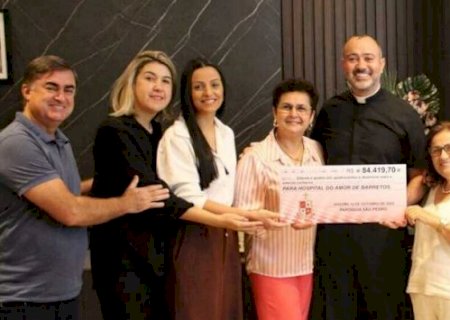 Voluntariado de Jateí apresenta valor arrecadado no leilão em favor ao Hospital de Amor