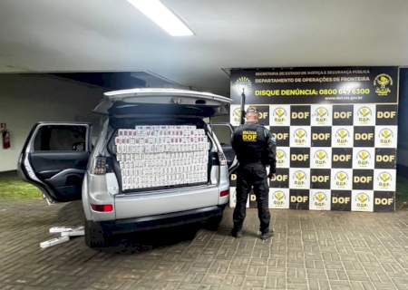 VÍDEO: Homem é preso com 1.800 pacotes de cigarros contrabandeados em Deodápolis