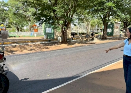 Prefeita Lurdes celebra avanços no recapeamento que transforma Caarapó