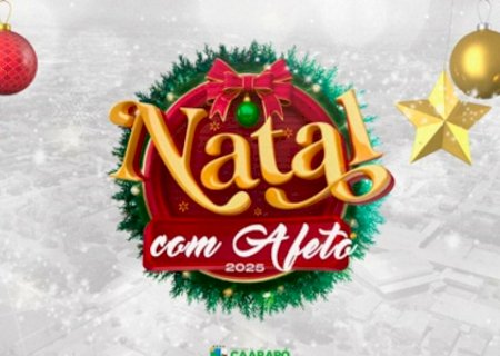 Iluminação de Natal de Caarapó será inaugurada na sexta