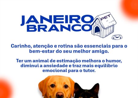 Janeiro Branco: adoção responsável fortalece a saúde mental e o bem-estar animal