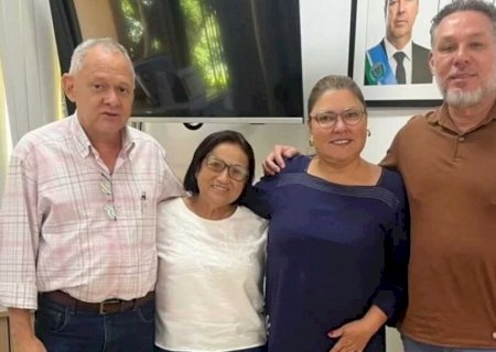 Prefeita de Jateí mantém agenda em Campo Grande em favor da saúde e da cultura