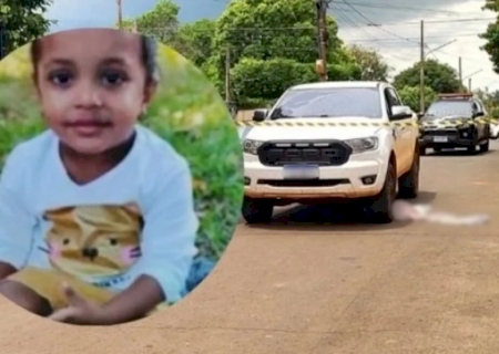 Identificada criança morta atropelada por caminhonete em Deodápolis