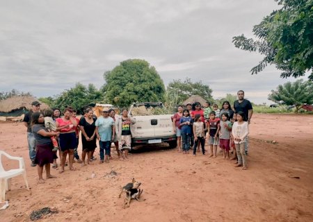 Secretaria Municipal de Assistência Social de Caarapó fortalece a agricultura familiar na comunidade indígena Te’ykue