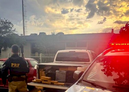 PRF apreende 1,2 tonelada de maconha em Dourados (MS)