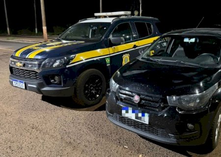 PRF recupera veículo em Nova Alvorada do Sul (MS)