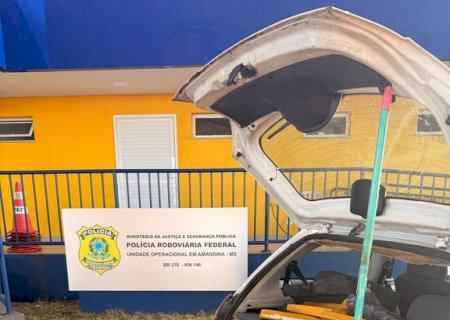 PRF apreende 169 Kg de maconha em Nova Andradina (MS)>