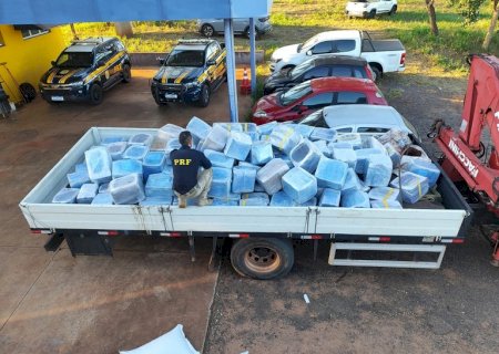 PRF apreende 4,7 toneladas de maconha em Três Lagoas (MS)>