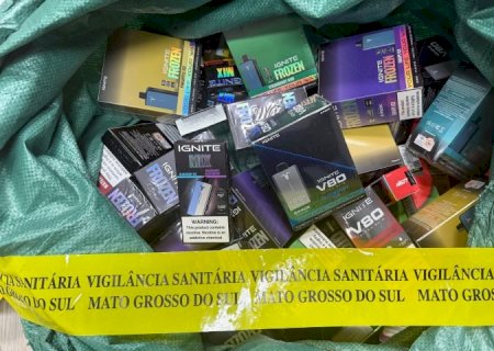 Vigilância apreende medicamentos irregulares e vapes em transportadora da Capital>