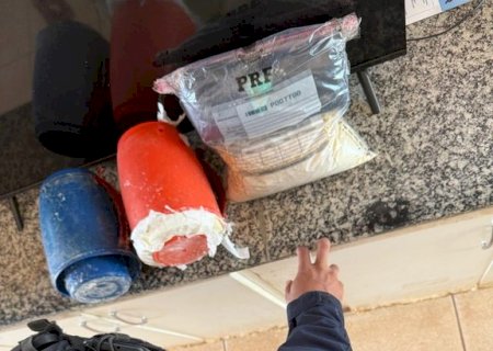 PRF apreende 3 Kg de cocaína em Nova Alvorada do Sul (MS)>
