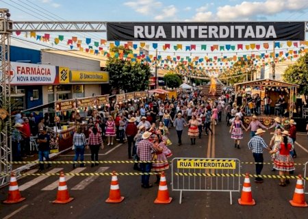 DEMTRAN interdita ruas neste sábado para festas juninas em Nova Andradina>