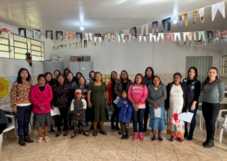 Caarapó: CRAS Indígena realiza atividade do Grupo PAIF para Gestantes em parceria com a SESAI>