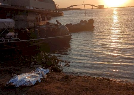 Colombiano morre afogado ao tentar pular entre barcos no Rio Paraguai