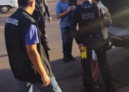 Policias Civil e Militar agem rapidamente e prendem homem por descumprimento de medida protetiva e ameaça