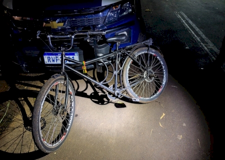 Força Tática prende acusado de furto e recupera em Culturama bicicleta furtada em Vicentina>