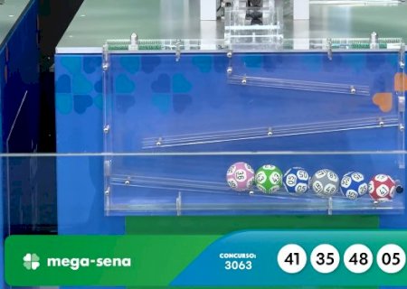 Veja os n&uacute;meros sorteados na Mega-Sena de R$ 45 milh&otilde;es deste domingo>