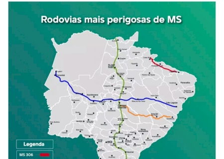 Mais cargas nas estradas ajudam a redesenhar mapa dos acidentes em MS>